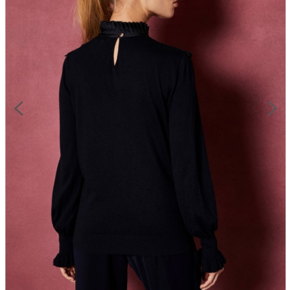 🍒NWOT🍒 TED BAKER CASHMERE BLEND SWEATER - Picture 12 of 14